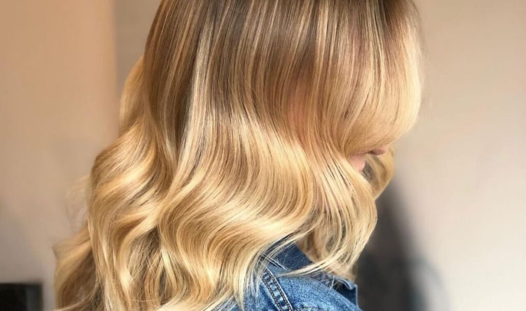 رنگ مو با تکنیک کالر ملتینگ